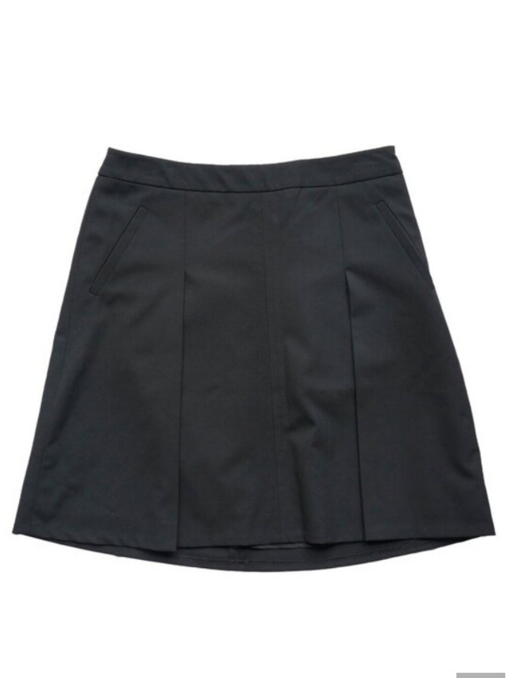 LIMITED | Pleated Mini Skirt Black High Waist A Line skirt with Pockets